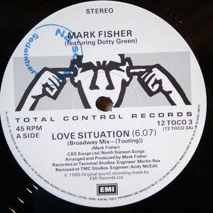 Front Cover Single Mark Fisher - Love Situation (Feat. Dotty Green) Front Cover Single Mark Fisher - Love Situation (Feat. Dotty Green)