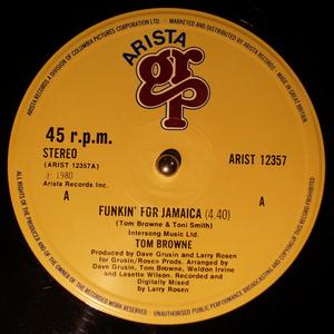 Front Cover Single Tom Browne - Funkin' For Jamaica (N.Y.) Front Cover Single Tom Browne - Funkin' For Jamaica (N.Y.)