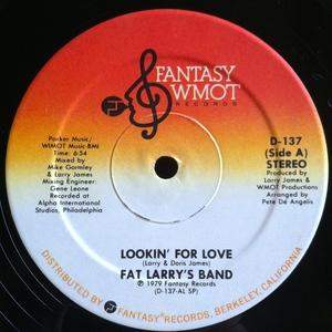 Front Cover Single Fat Larry's Band - Lookin' For Love Front Cover Single Fat Larry's Band - Lookin' For Love
