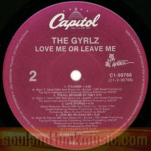 The Gyrlz - Love Me Or Leave Me