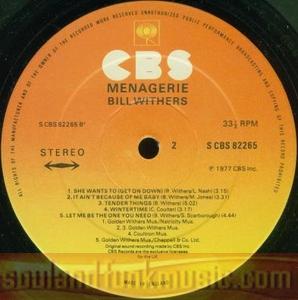 Bill Withers - Menagerie