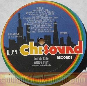 Windy City - Let Me Ride