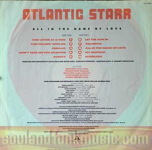 Atlantic Starr - All In The Name Of Love