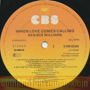 Deniece Williams - When Love Comes Calling