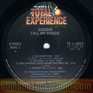 Goodie (robert Whitfield) - Call Me Goodie